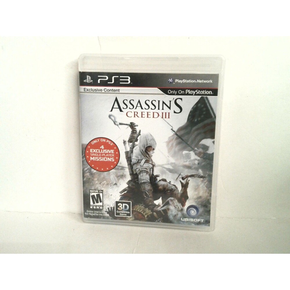 Assassins Creed III Ps3 CIB Action Strategy 2012